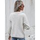 Drop Shoulder Lantern Sleeve Cardigan